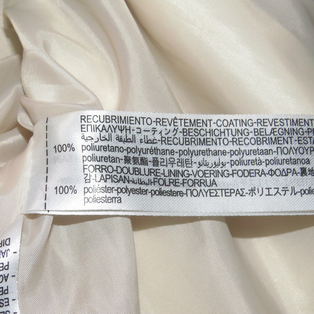 Zara Cream Faux Leather Belted Moto Jacket - Picture 9 of 11